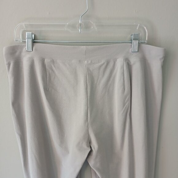 Eileen Fisher Women's Size Medium Washable Stretch Crepe Pants Gray Ankle Length - Picture 11 of 13
